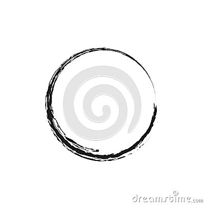 Zen Symbol Enso Vector Design Vector Illustration