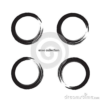 Zen Symbol Set Vector Illustration