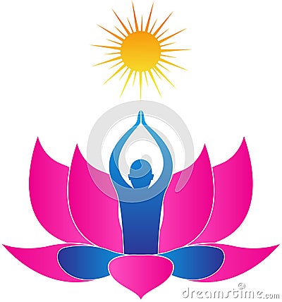 Zen yoga Vector Illustration