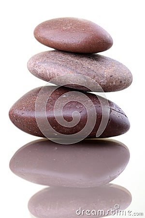 Zenlike stone Stock Photo