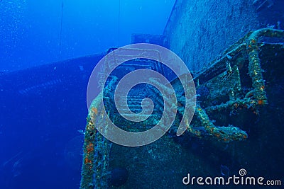 Zenobia Ship Wreck near Paphos, Cyprus Stock Photo