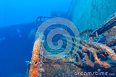 Zenobia Ship Wreck near Paphos, Cyprus Stock Photo