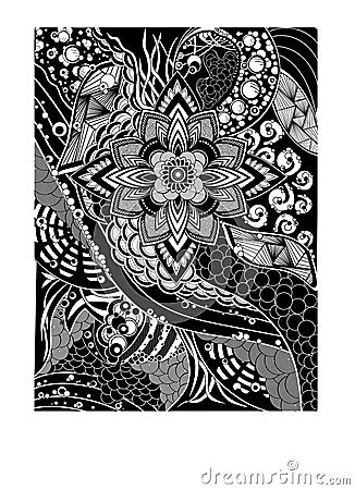 Zentangle Vector Vector Illustration