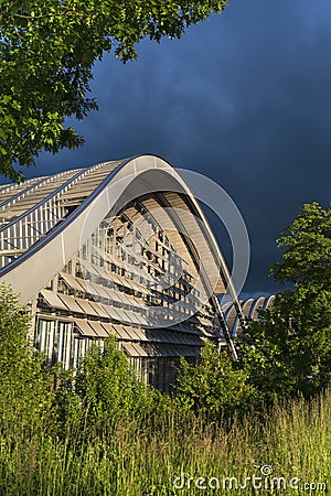 Zentrum Paul Klee museum in Bern, Switzerland Editorial Stock Photo