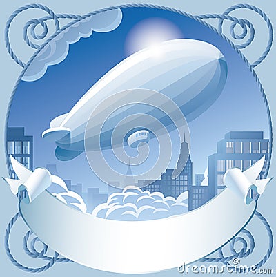 Zeppelin Vector Illustration