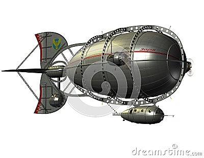 Zeppelin airship Stock Photo