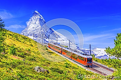 Zermatt, Switzerland. Stock Photo