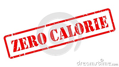 Zero calorie product Vector Illustration