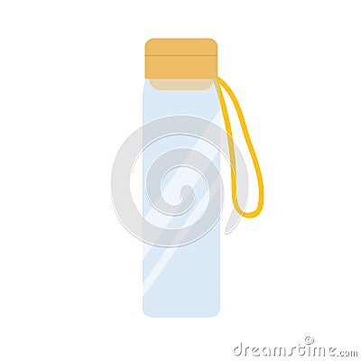 Zero waste bottle Vector Illustration