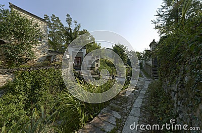 Zhaji Old Village, Huangshan Anhui Province, China Editorial Stock Photo