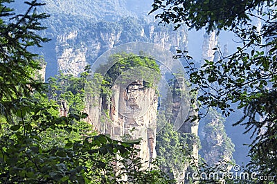 Zhangjiajie forest park Hunan province China Stock Photo