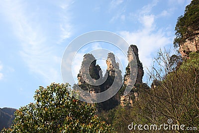 Zhangjiajie mountain Stock Photo