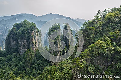 Zhangjiajie natural scenery Stock Photo