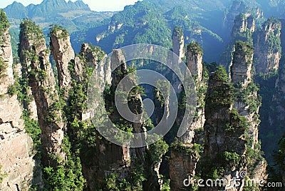 Zhangjiajie reserve Stock Photo