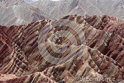 Zhangye Danxia Landform Stock Photo