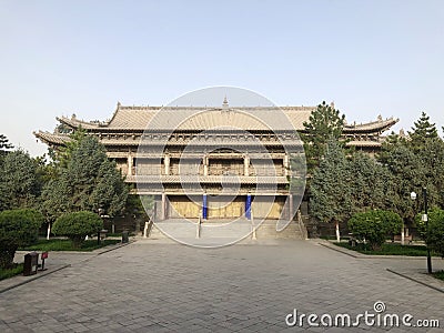 Zhangye great Buddhist temple, Gansu Province Stock Photo