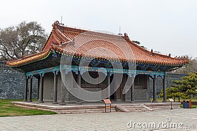 ZhaoLing Tomb building Stock Photo