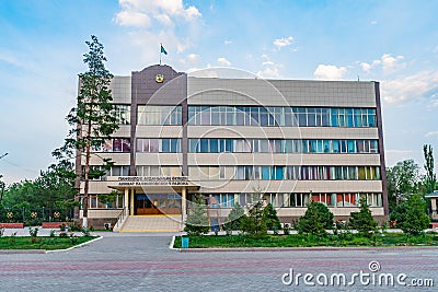 Zharkent Akimat City Hall 41 Editorial Stock Photo