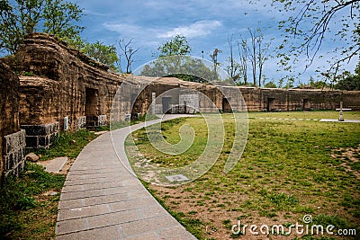 Zhenjiang Jiaoshan ancient fort Editorial Stock Photo