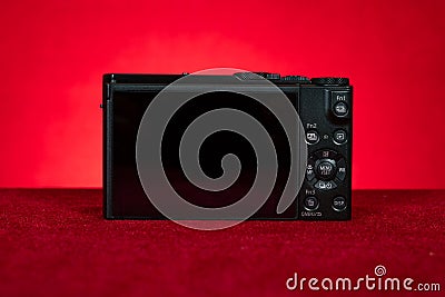 a brand new Panasonic Lumix DMC-LX10 camera Editorial Stock Photo