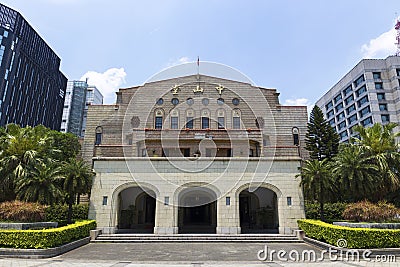 Zhongshan Hall in Taipei city Taiwan Stock Photo