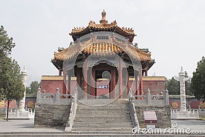 Zhongyue Temple in Dengfeng city, central China Stock Photo