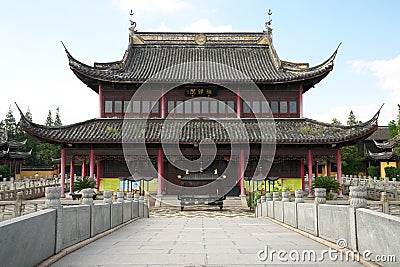 Chengxu Taoist Temple or Shengtang Hall in Zhouzhuang, China Stock Photo