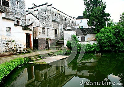 Zhuge bagua village, the ancient town of china Stock Photo