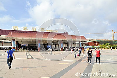 Zhuhai, Gongbei port Editorial Stock Photo