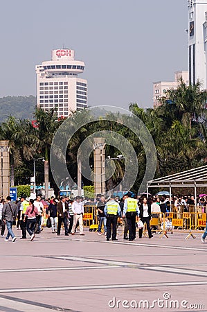 Zhuhai, Gongbei Road Editorial Stock Photo