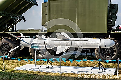 Tactical anti-ship missile Editorial Stock Photo