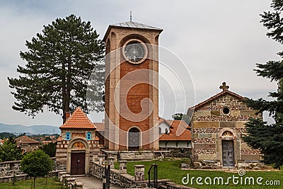 Zica monastery complex Stock Photo