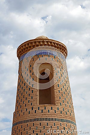 Ornamental dome in Khiwa Uzbekistan Stock Photo