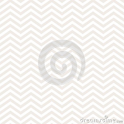 Zig Zag Seamless Baby Pattern With Brown Chevron Vector Illustration