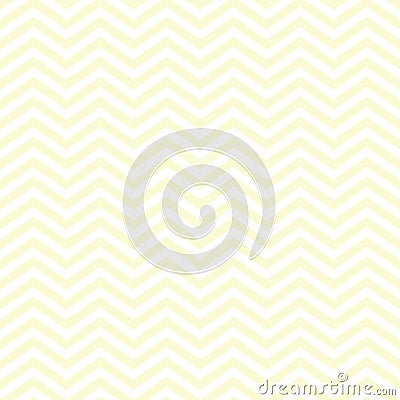 Zig Zag Seamless Baby Pattern With Light Yellow Chevron Vector Illustration