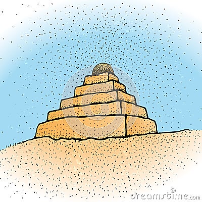 Ziggurat (vector) Vector Illustration