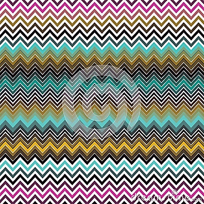 Zigzag Chevron Vector Spectrum Colorful Stripe Background Texture Pattern Vector Illustration