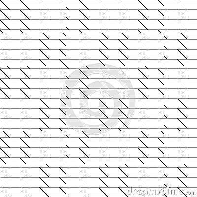 Zigzag lines seamless pattern. Angled jagged stripes ornament. Linear waves motif. Vector grid Vector Illustration