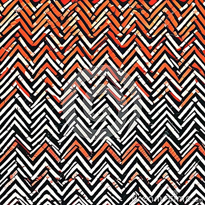 269 Zigzag Pattern: A dynamic and eye-catching background featuring a zigzag pattern in contrasting and vibrant colors that crea Stock Photo