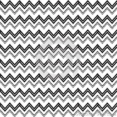 Zigzag stripe seamless pattern Vector Illustration