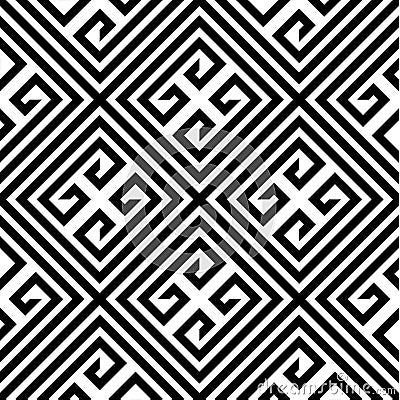 ZigZag Vector Seamless Pattern Vector Illustration