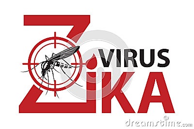 Zika virus alert Vector Illustration