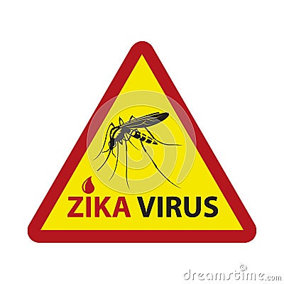 Zika virus alert Vector Illustration