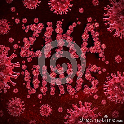 Zika Virus Concept Stock Photo