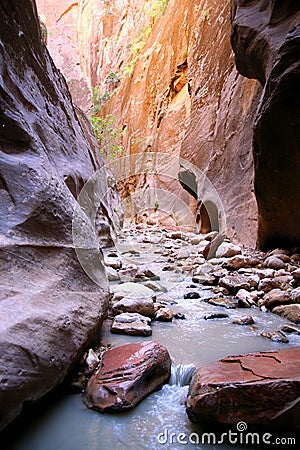 Zion National Park in Utah Stock Photo