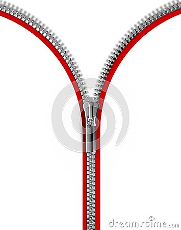 Zipper Cartoon Illustration