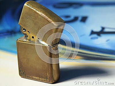 Zippo lighter Stock Photo