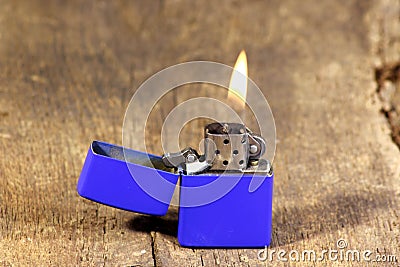 Zippo lighter Stock Photo