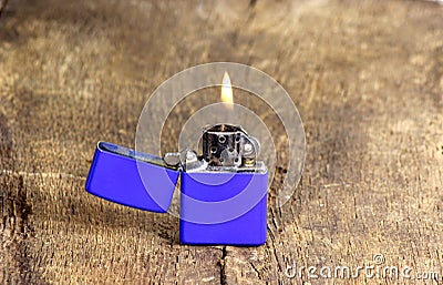 Zippo lighter Stock Photo