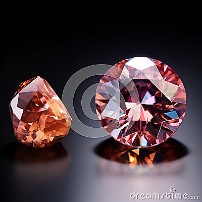 Zircon is a fiery gem, often a brilliant blue or earthy brown. It gleams with intense sparkle Stock Photo